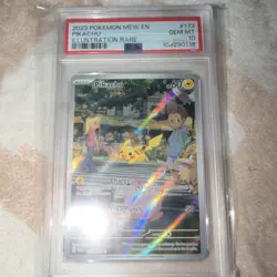 Pokemon TCG Pikachu Scarlet & Violet 151 Illustration Rare Holo PSA 10 173/165 - Image 1