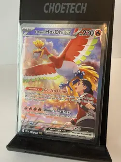 2025 Pokemon SV Destined Rivals DRI EN Ethan's Ho-Oh ex #230/182 - Image 1