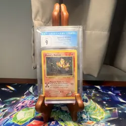 Blaine's Moltres Gym Heroes 1/132 Holo Rare CGC 9 Pokemon TCG 2000 Unlimited - Image 1