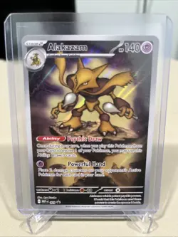 2025 Pokemon Mega Evolutions Alakazam Black Star Promo #9 - Image 1
