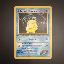 Sabrina's Psyduck 99/132 Common - Gym Challenge - 1st Edition - Pokemon WOTC - Image 2