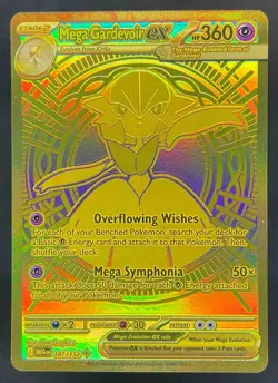 2025 Pokemon Mega Evolution Gardevoir ex Mega Hyper Rare NM+ #187/132 - Image 1