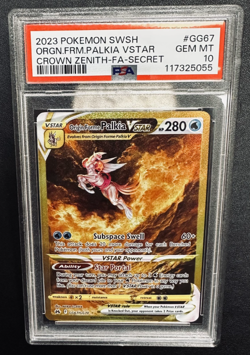 2023 Pokemon SWSH Crown Zenith Secret #GG67 FA Origin Forme Palkia Vstar PSA 10 - Image 1