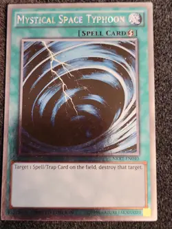Yu-Gi-Oh! Mystical Space Typhoon NKRT-EN040 Limited Ed LP - Image 1