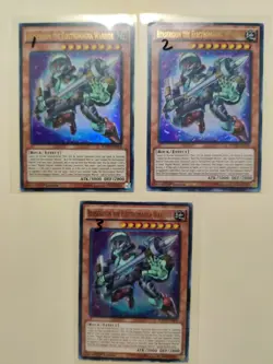 3x Berserkion The Electromagna Warrior SDMY-EN004 Ultra Rare 1st Ed LP/MP - Image 1
