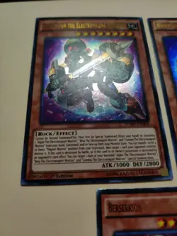 3x Berserkion The Electromagna Warrior SDMY-EN004 Ultra Rare 1st Ed LP/MP - Image 5