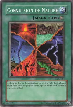 Yugioh Convulsion of Nature LOD-084 Common MP - Image 1
