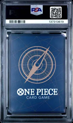 2025 ONE PIECE OP10-111 PREMIUM CARD COLLECTION VOL 1 MONKEY D LUFFY PSA 10 - Image 2