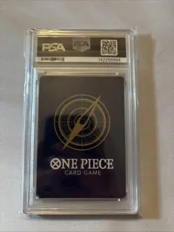 2025 ONE PIECE OP12-037 LEGACY OF THE MASTER DEAD MAN'S GAME ALT ART PSA 10 - Image 2
