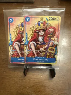 2x One Piece TCG Luffy Convention Promo Normal 2024 SEALED P-043 King - Image 1