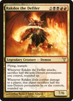 Rakdos the Defiler #129 (HP) Dissension DIS Magic MTG - Image 1