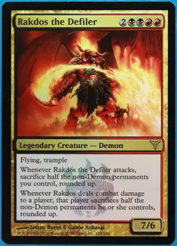 Rakdos the Defiler FOIL Dissension NM Black Red Rare CARD (479086) ABUGames - Image 1