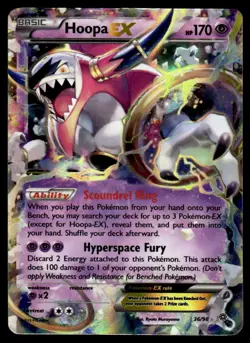 Pokemon TCG XY - Ancient Origins #36/98 Hoopa EX LP - Image 1