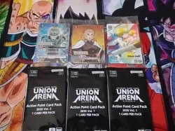 Genos, Kyojuro Winner Stamps + Other Promos Union Arena Sealed Mint Condition - Image 1