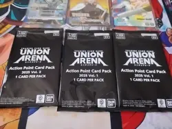 Genos, Kyojuro Winner Stamps + Other Promos Union Arena Sealed Mint Condition - Image 3