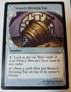 NM Sensei's Divining Top (Future Sight) Mystery Booster 2 Magic: The Gathering - Image 2