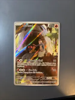 Bundle of 3 full art pokemon cards Houndstone Torkoal Mudsdale - Image 3