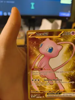 Pokemon Mew EX 205/165 Scarlet & Violet 151 Secret Rare Card NM Condition - Image 3