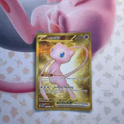 Pokemon Mew EX 205/165 Scarlet & Violet 151 Gold Secret Rare Card NM Condition - Image 1