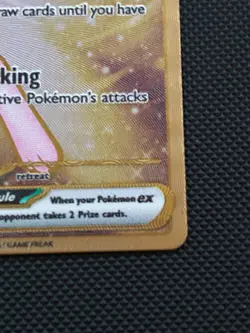 Mew EX Gold Metal Card 205/165 Scarlet Violet 151 UPC Secret Rare Pokemon - Image 4