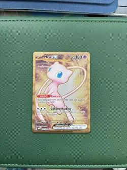 Mew EX Gold Metal Card 205/165 Scarlet Violet 151 Secret Rare Pokemon - Image 1