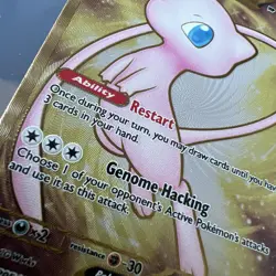 Pokemon Mew EX Scarlet & Violet 151 Gold Secret Rare METAL Card 205/165 *New* - Image 2