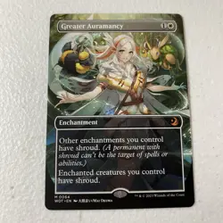 Greater Auramancy (Anime Borderless) Wilds of Eldraine: Enchanting Tales Regular - Image 1