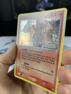 Pokemon Card Ex Legend Maker Magby 58/92 2006 Reverse Stamped Holo - Image 4