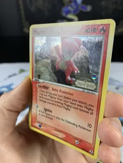Pokemon Card Ex Legend Maker Magby 58/92 2006 Reverse Stamped Holo - Image 5