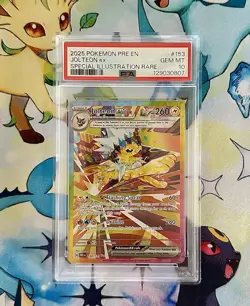 PSA 10 Jolteon EX 153/131 Prismatic Evolutions Special Illustration Rare POKEMON - Image 1