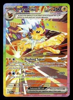 2025 Pokemon Jolteon ex Special Illustration Rare 153/131 Prismatic Evolutions - Image 1
