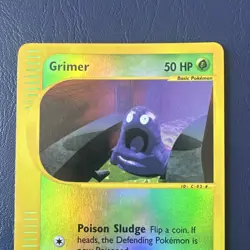 LP Pokemon Grimer Aquapolis Reverse Holo 079/147 Common Card - Shocked Grimer - Image 3