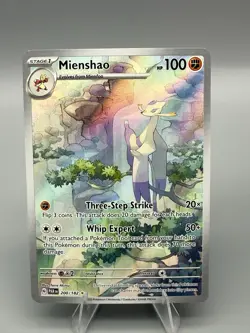 Mienshao - 200/182 - Pokemon Paradox Rift Illustration Rare Card NM - Image 1