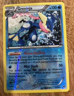 Greninja 41/146 Reverse Holo Rare XY Base Set Pokemon Card 2014 LP - Image 1