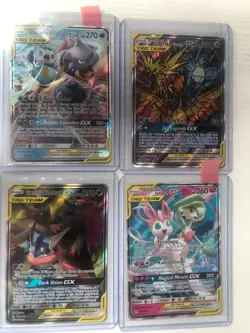 Cosmic Eclipse Tag Team Pokemon Cards Lot Greninja & Zoroark GX Alternate +more - Image 1