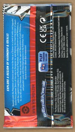 Pokemon Scarlet & Violet Black Bolt Booster Pack Factory Sealed NEW 10 Cards - Image 2