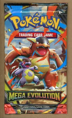 Pokemon TCG Mega Evolution Booster Pack - 10 Cards Factory Sealed LUCARIOU - Image 1
