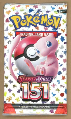 Pokemon Scarlet & Violet 151 English Booster Pack Factory Sealed NEW 10 Cards - Image 1