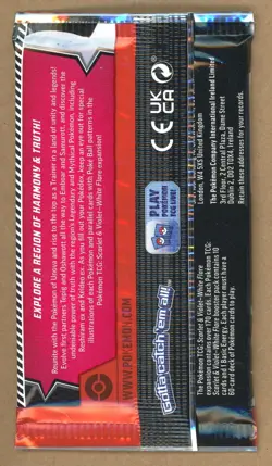 Pokemon Scarlet & Violet White Flare Booster Pack Factory Sealed NEW 10 Cards - Image 2