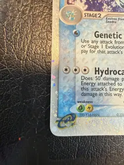 Pokemon Kingdra EX Dragon TCG Holo Card 92/97 NM - Image 2