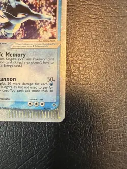 Pokemon Kingdra EX Dragon TCG Holo Card 92/97 NM - Image 5