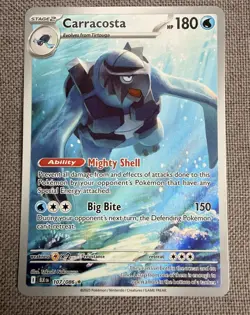 Carracosta 107/086 Pokemon SV Black Bolt Illustration Rare Card NM Condition - Image 1