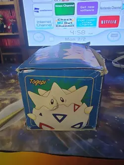 Sealed Vintage 1999 Pokemon Burger King Togepi 23k 🏆 Gold Plated Trading Card - Image 1