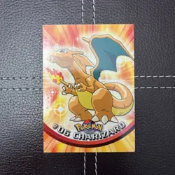 Pokemon TCG - Charizard - #06 - Black Topps TV Animation - NM Non-Foil (1999) - Image 1