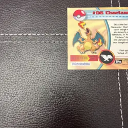 Pokemon TCG - Charizard - #06 - Black Topps TV Animation - NM Non-Foil (1999) - Image 5
