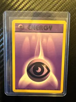 1999 Pokemon TCG Psychic Energy 101/102 Base Set 1st Edition Shadowless Card - Image 1