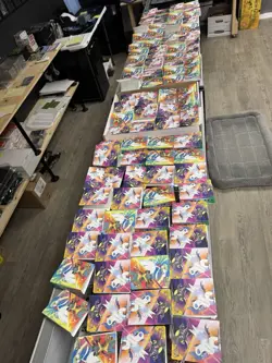 Lot of 110 Mini Portfolio Mega Evolution Pokemon Binder Holds 60 cards - Image 1