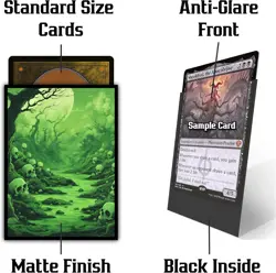 (Green Toxic Poison/Infect) - 100ct Matte TCG/MTG Card Art Sleeves by Multi - Image 3