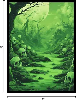 (Green Toxic Poison/Infect) - 100ct Matte TCG/MTG Card Art Sleeves by Multi - Image 5