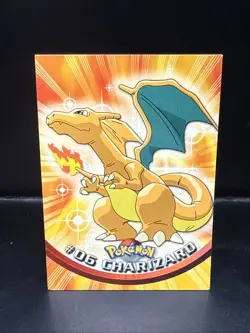 Pokemon 1999 Topps TCG Charizard - #06 - Non-Holo - TV Series 1 Black Logo C - Image 1